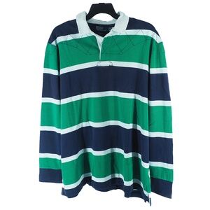 Polo Ralph Lauren Men's Classic Fit Striped Jersey Rugby Shirt